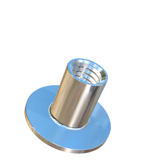 Titanium 3/8-16 UNC Allied Titanium Round Weld Nut